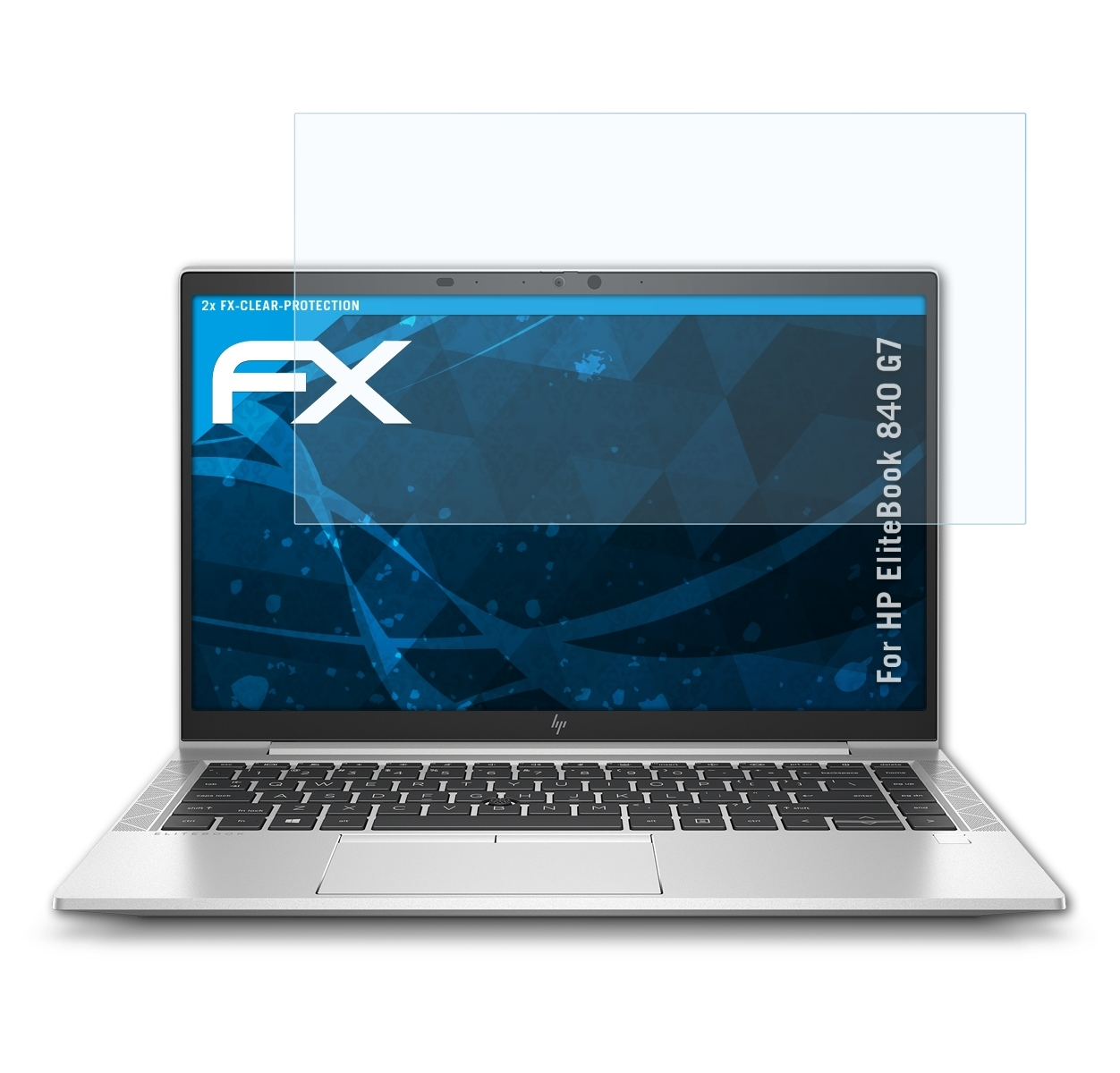 ATFOLIX 2x FX-Clear HP EliteBook Displayschutz(für G7) 840