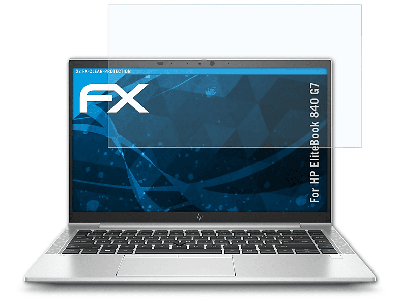 G7) Displayschutz(für EliteBook FX-Clear 840 HP ATFOLIX 2x