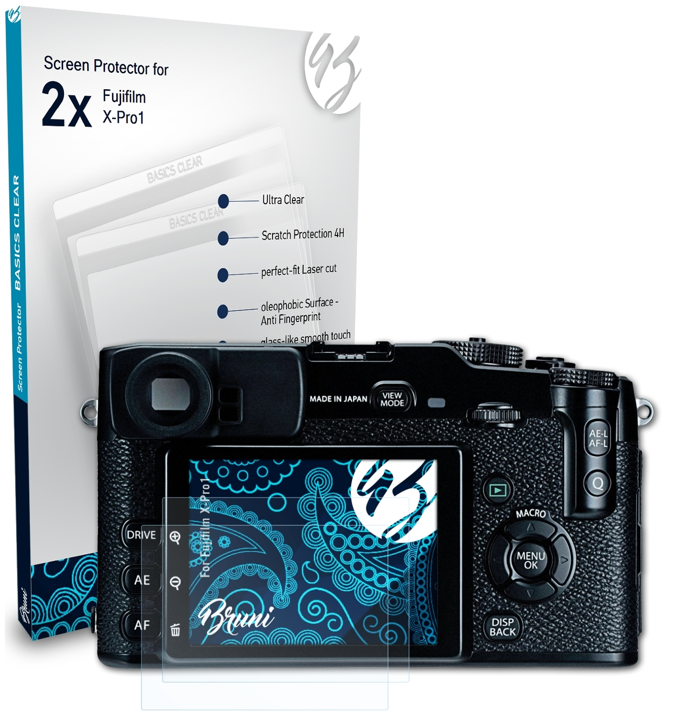 Fujifilm Schutzfolie(für BRUNI 2x X-Pro1) Basics-Clear