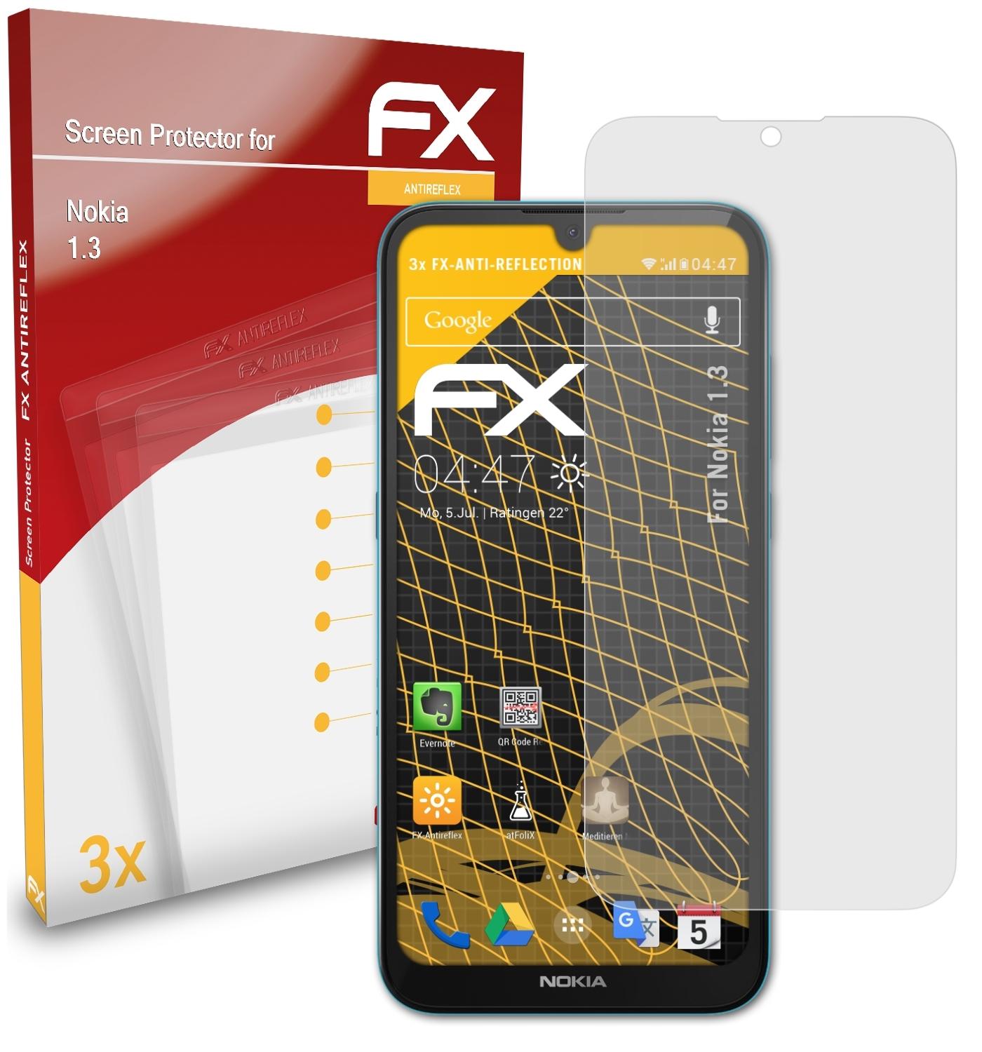 Nokia Displayschutz(für FX-Antireflex 1.3) ATFOLIX 3x