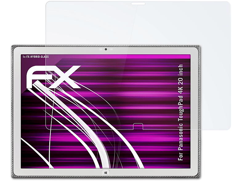 (20 ToughPad 4K FX-Hybrid-Glass Panasonic ATFOLIX inch)) Schutzglas(für