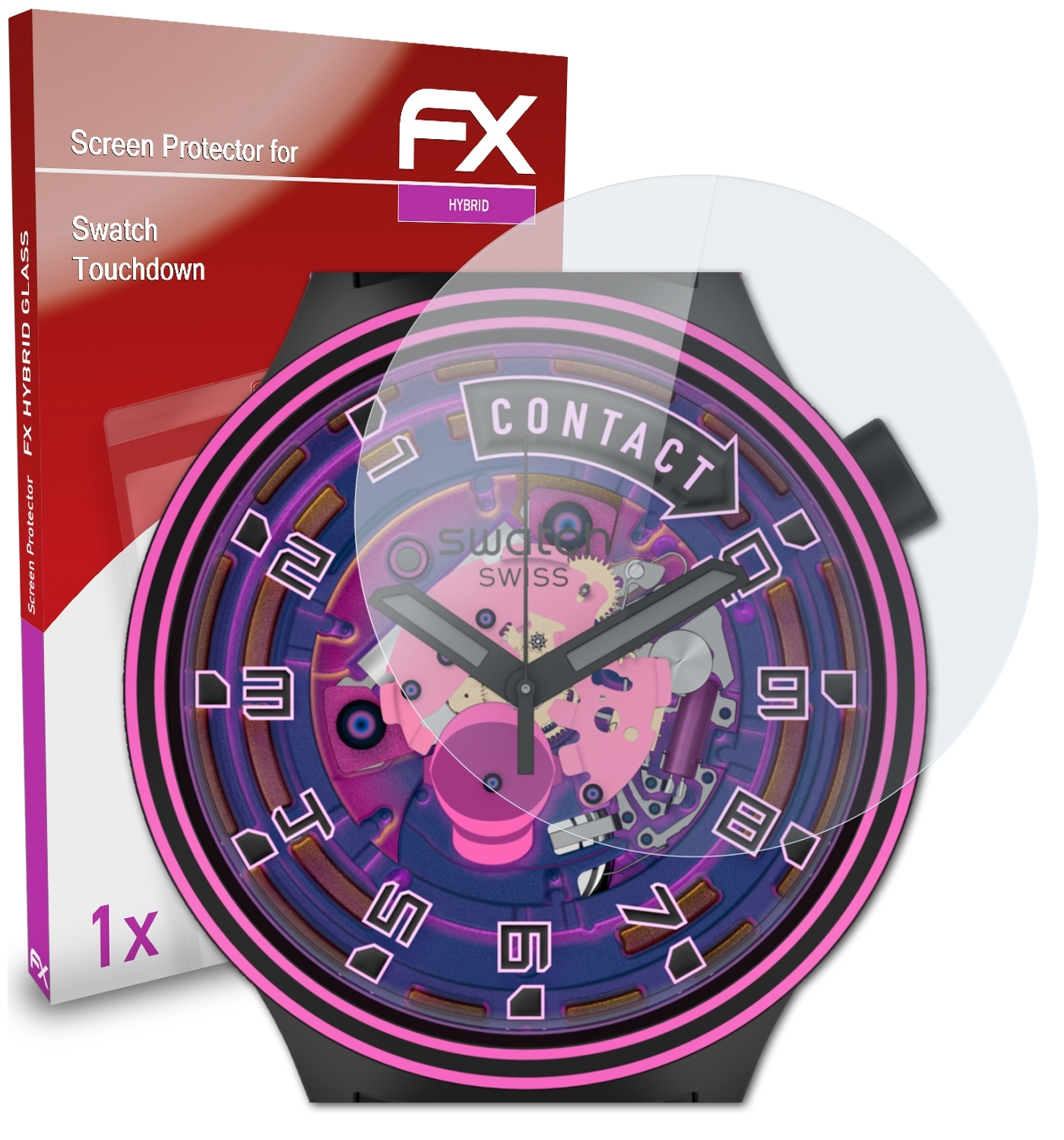 Schutzglas(für FX-Hybrid-Glass Touchdown) Swatch ATFOLIX