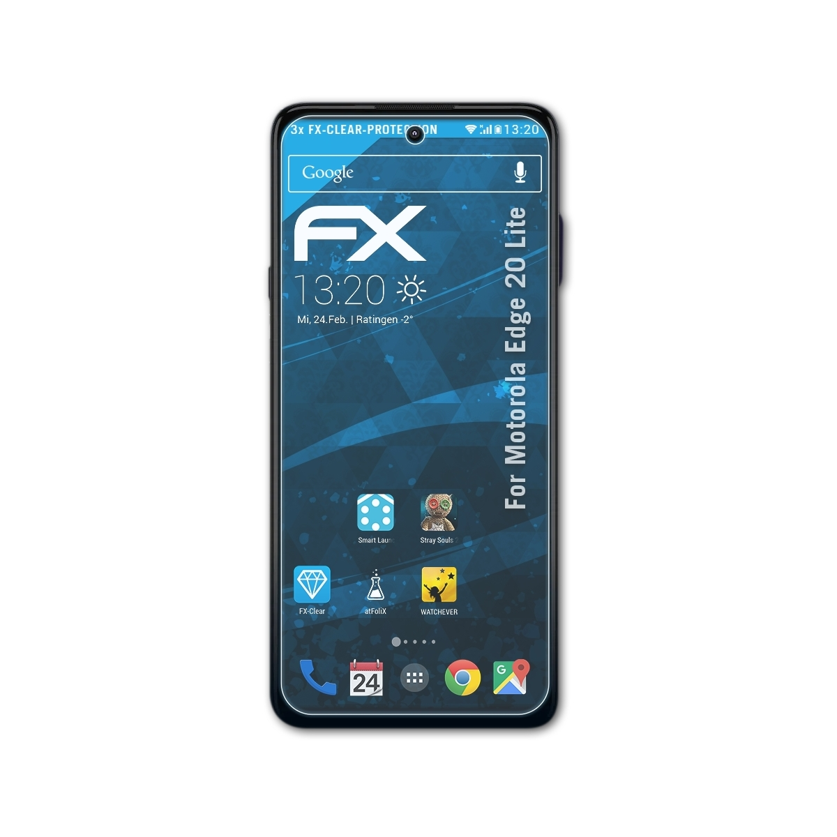 ATFOLIX Displayschutz(für Edge Lite) FX-Clear 3x 20 Motorola
