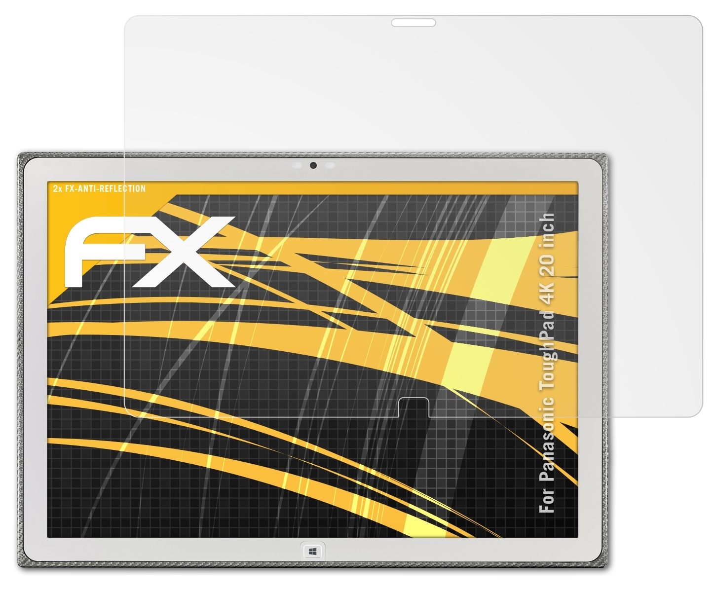 FX-Antireflex ATFOLIX (20 inch)) Panasonic 4K ToughPad Displayschutz(für 2x
