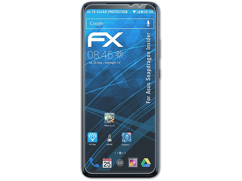 ATFOLIX 3x FX-Clear Displayschutz(für Asus Snapdragon Insider)