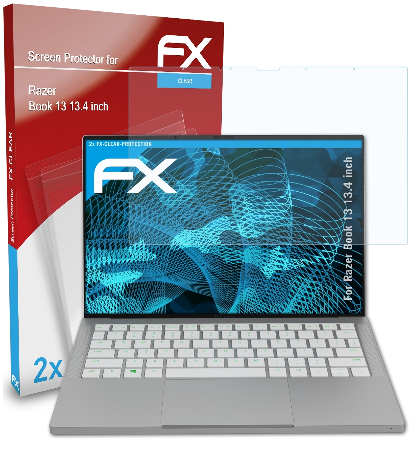 FX-Clear 2x Displayschutz(für inch)) Book 13 (13.4 Razer ATFOLIX