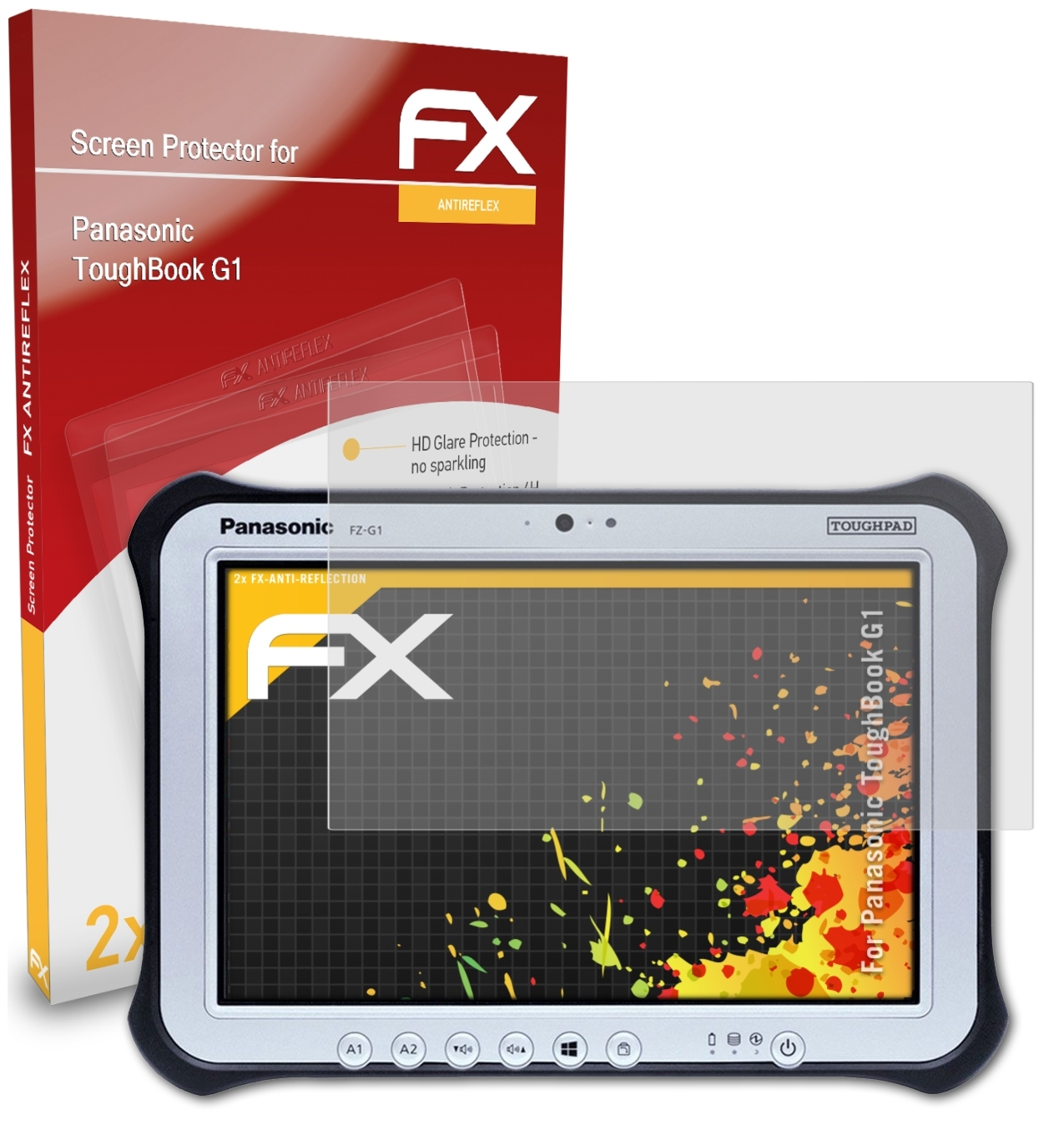 Displayschutz(für G1) ATFOLIX 2x FX-Antireflex Panasonic ToughBook