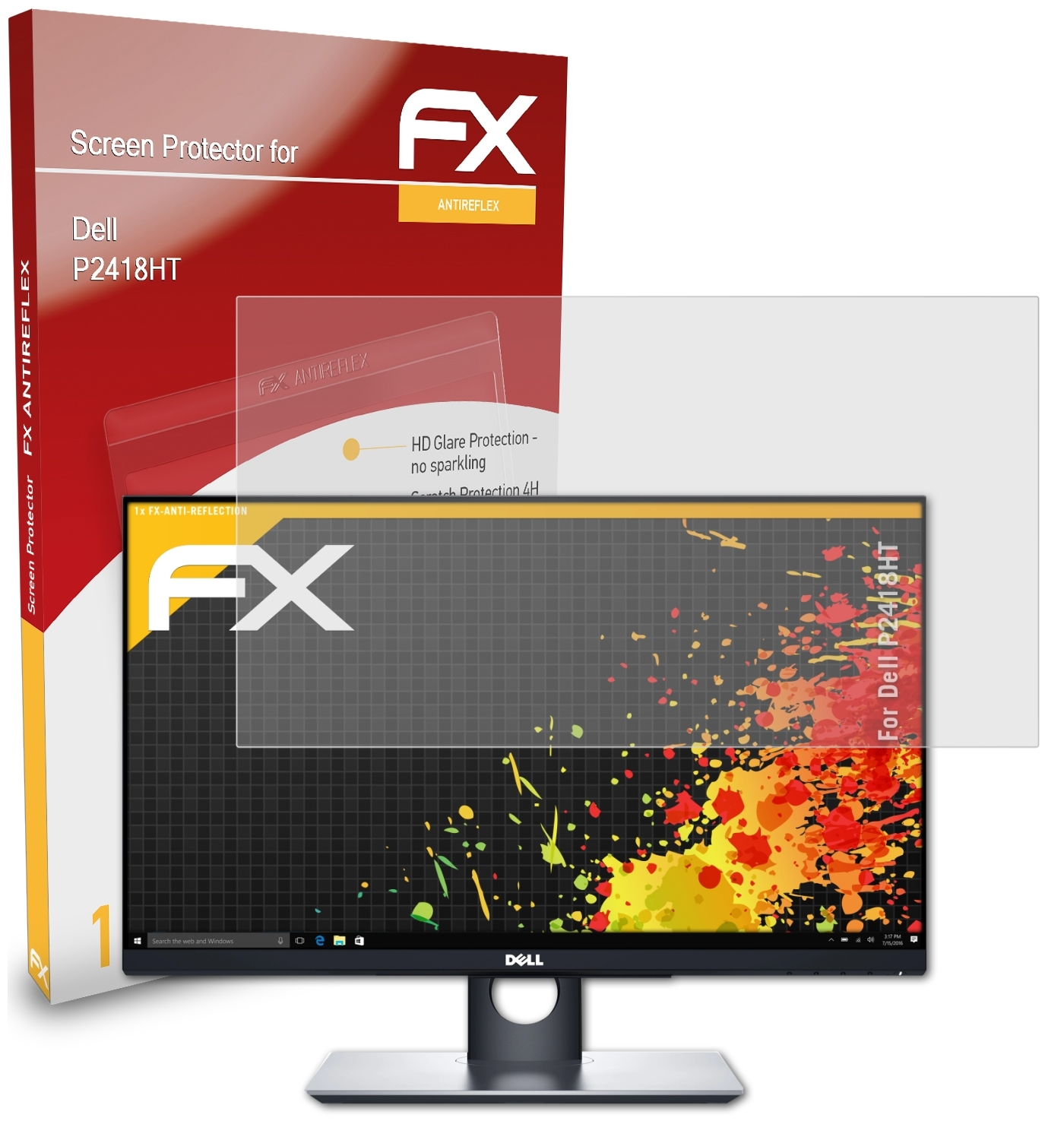 Dell ATFOLIX P2418HT) Displayschutz(für FX-Antireflex