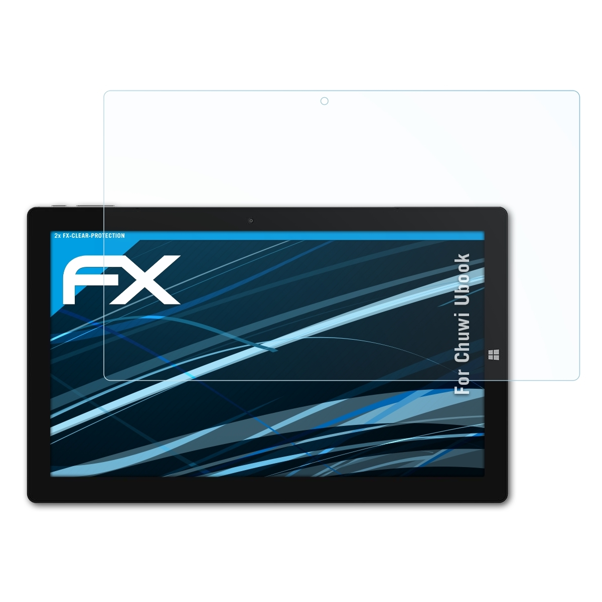2x Chuwi FX-Clear ATFOLIX Ubook) Displayschutz(für