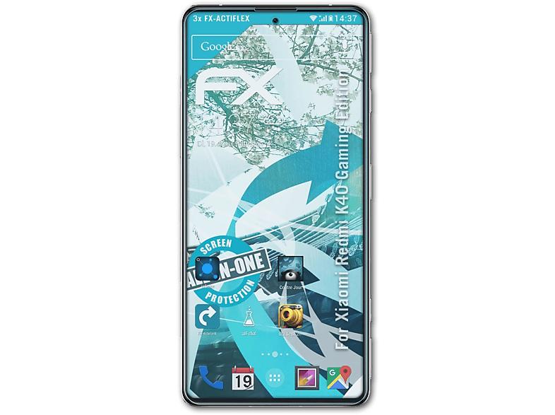 Xiaomi Displayschutz(für Edition) FX-ActiFleX ATFOLIX Redmi Gaming K40 3x