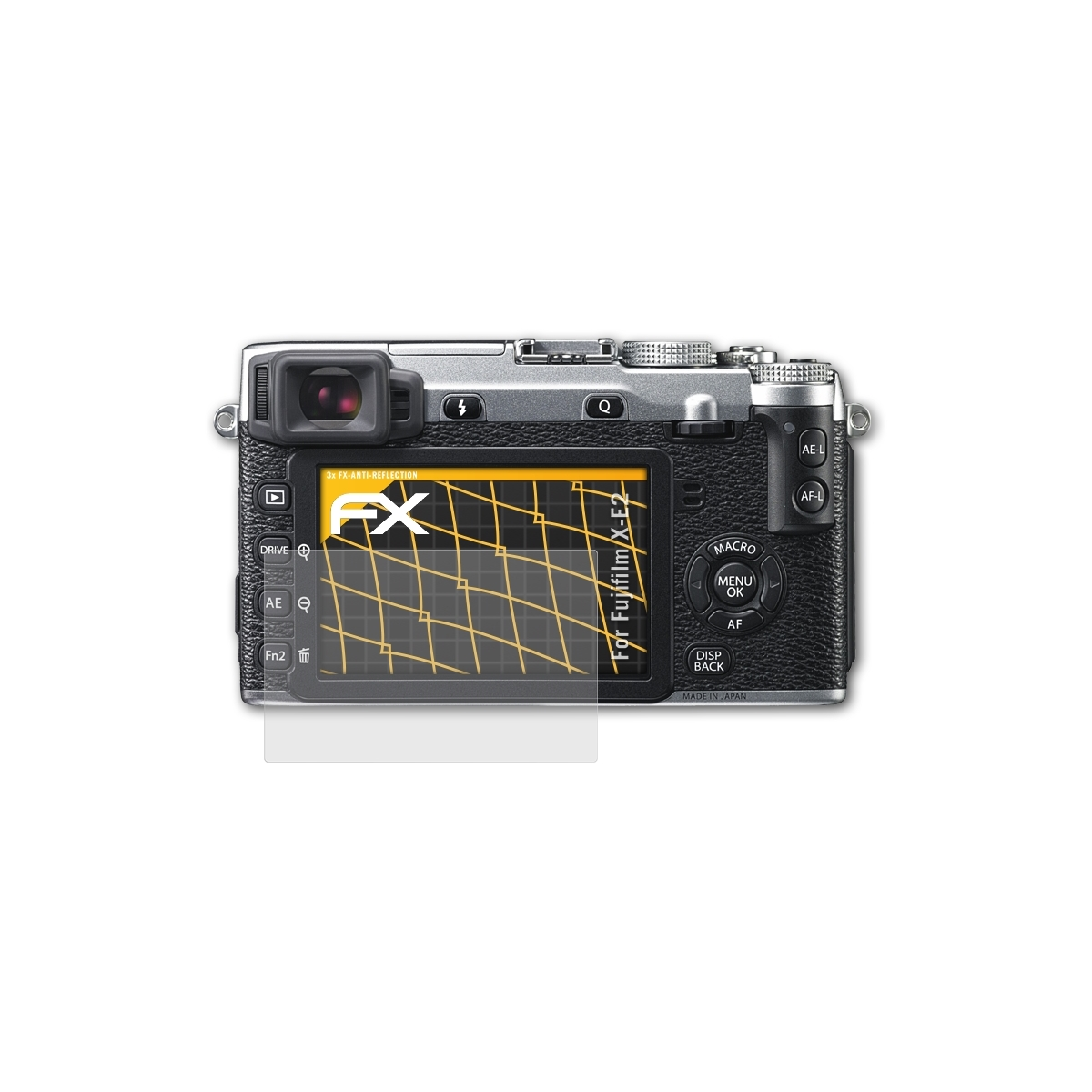 ATFOLIX 3x FX-Antireflex Displayschutz(für Fujifilm X-E2)