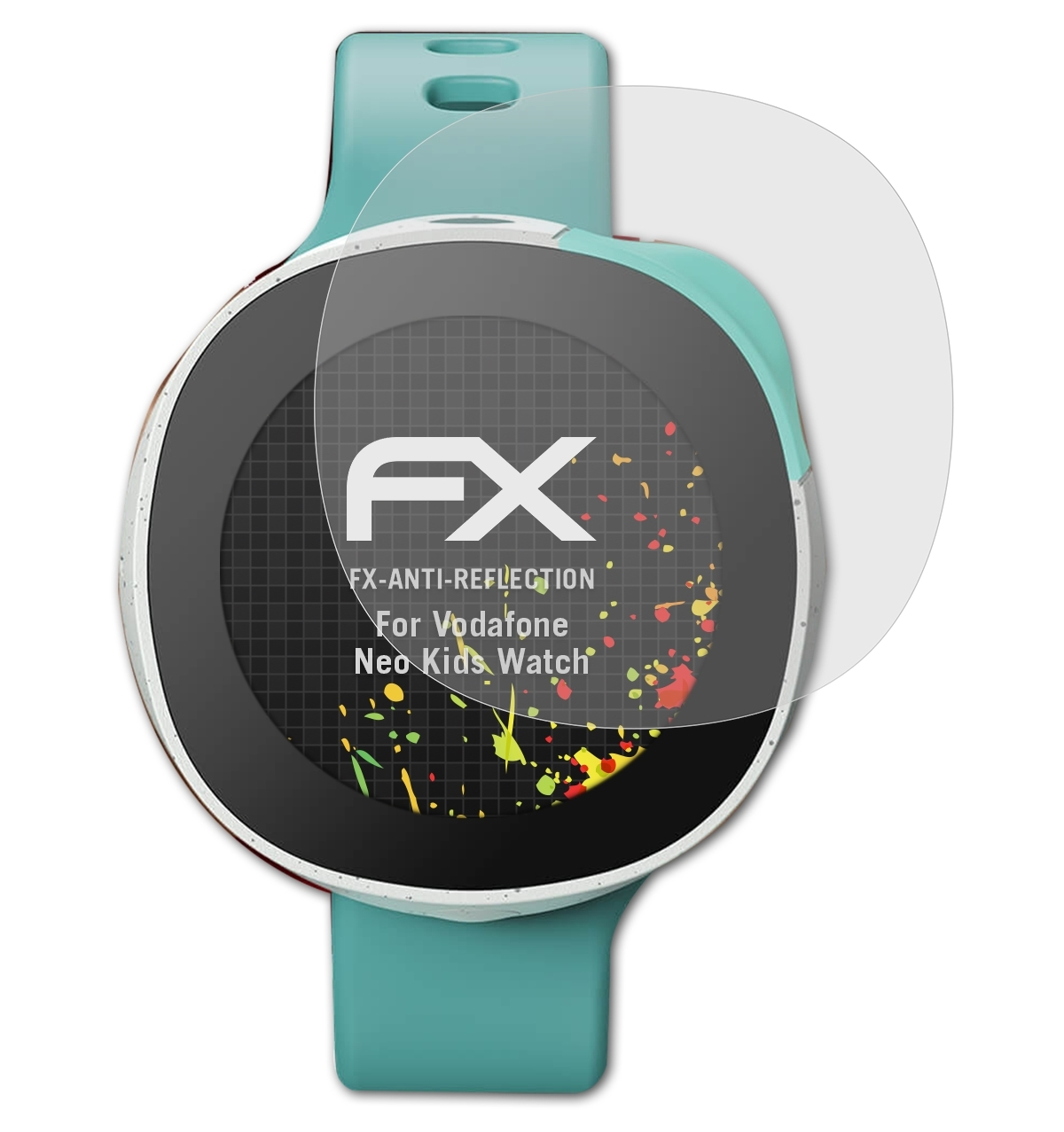 Vodafone Kids ATFOLIX Neo 3x Watch) FX-Antireflex Displayschutz(für