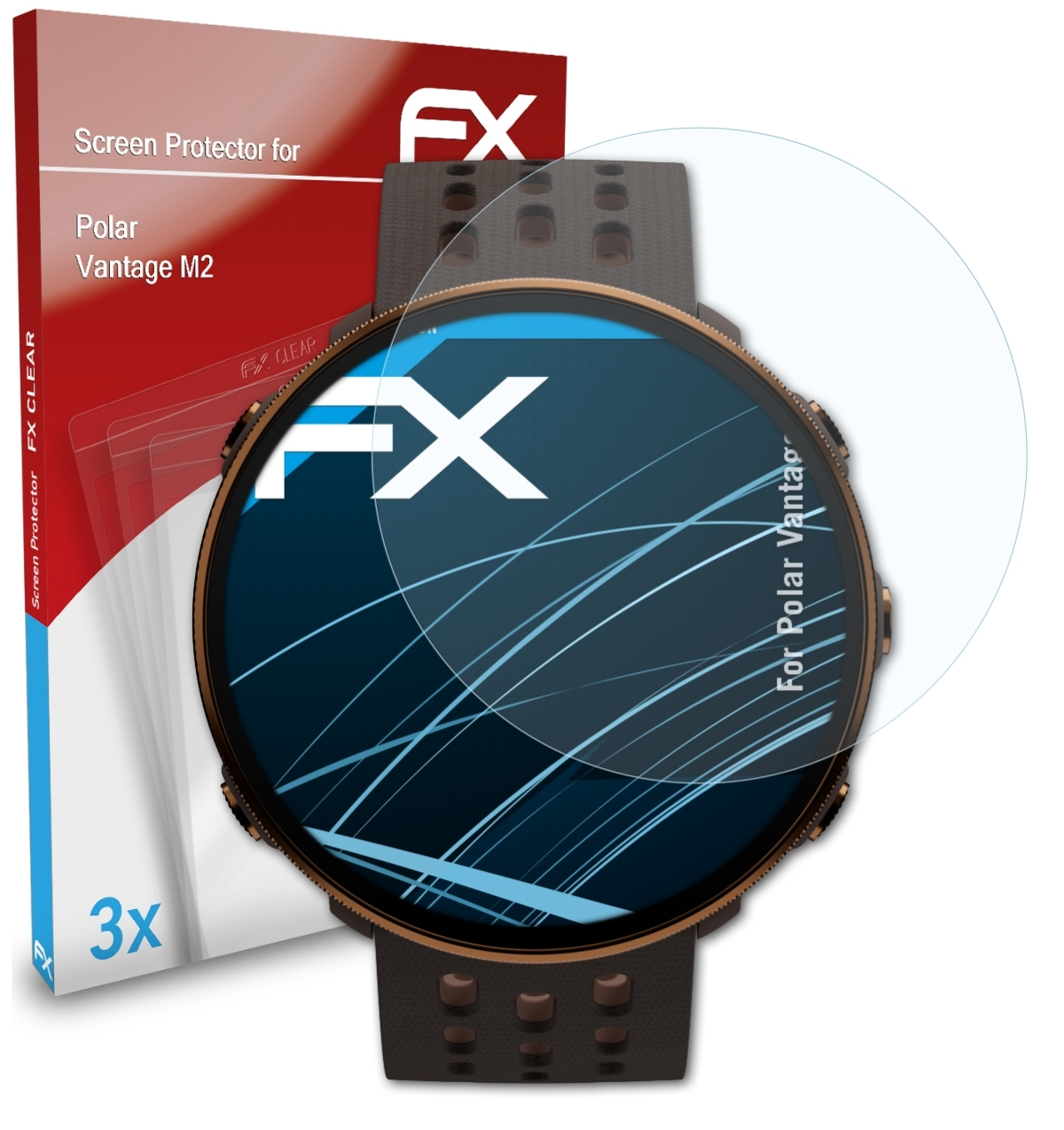 FX-Clear Vantage 3x Polar ATFOLIX Displayschutz(für M2)