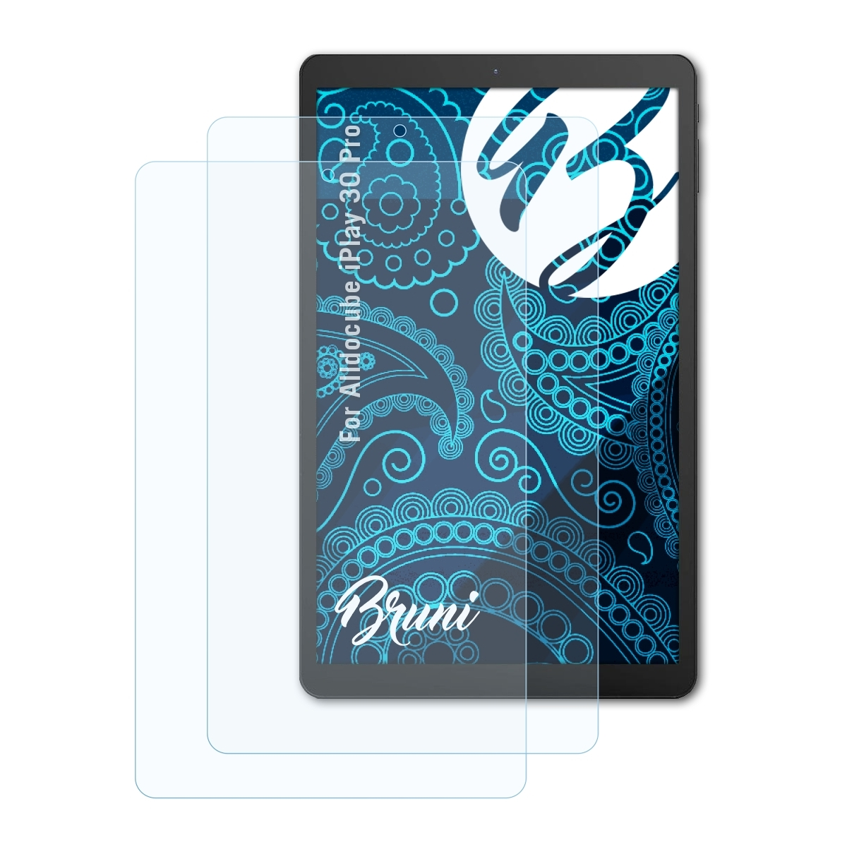 BRUNI 2x Basics-Clear Schutzfolie(für Alldocube 30 Pro) iPlay