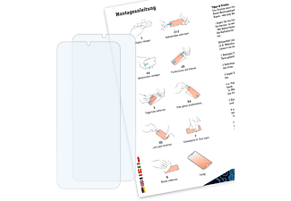 BRUNI 2x Basics-Clear Schutzfolie(für Motorola Moto G50)