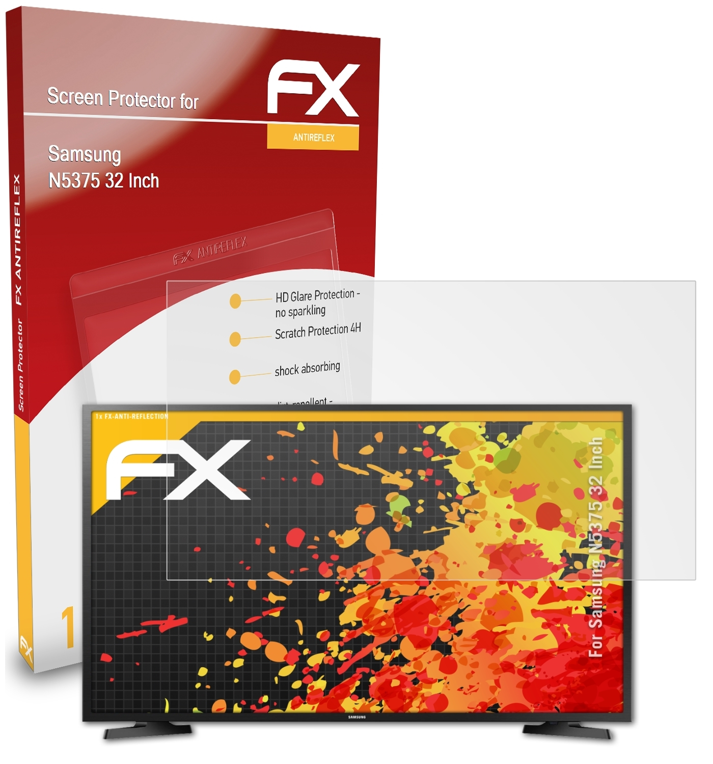 FX-Antireflex Samsung Displayschutz(für (32 N5375 ATFOLIX Inch))