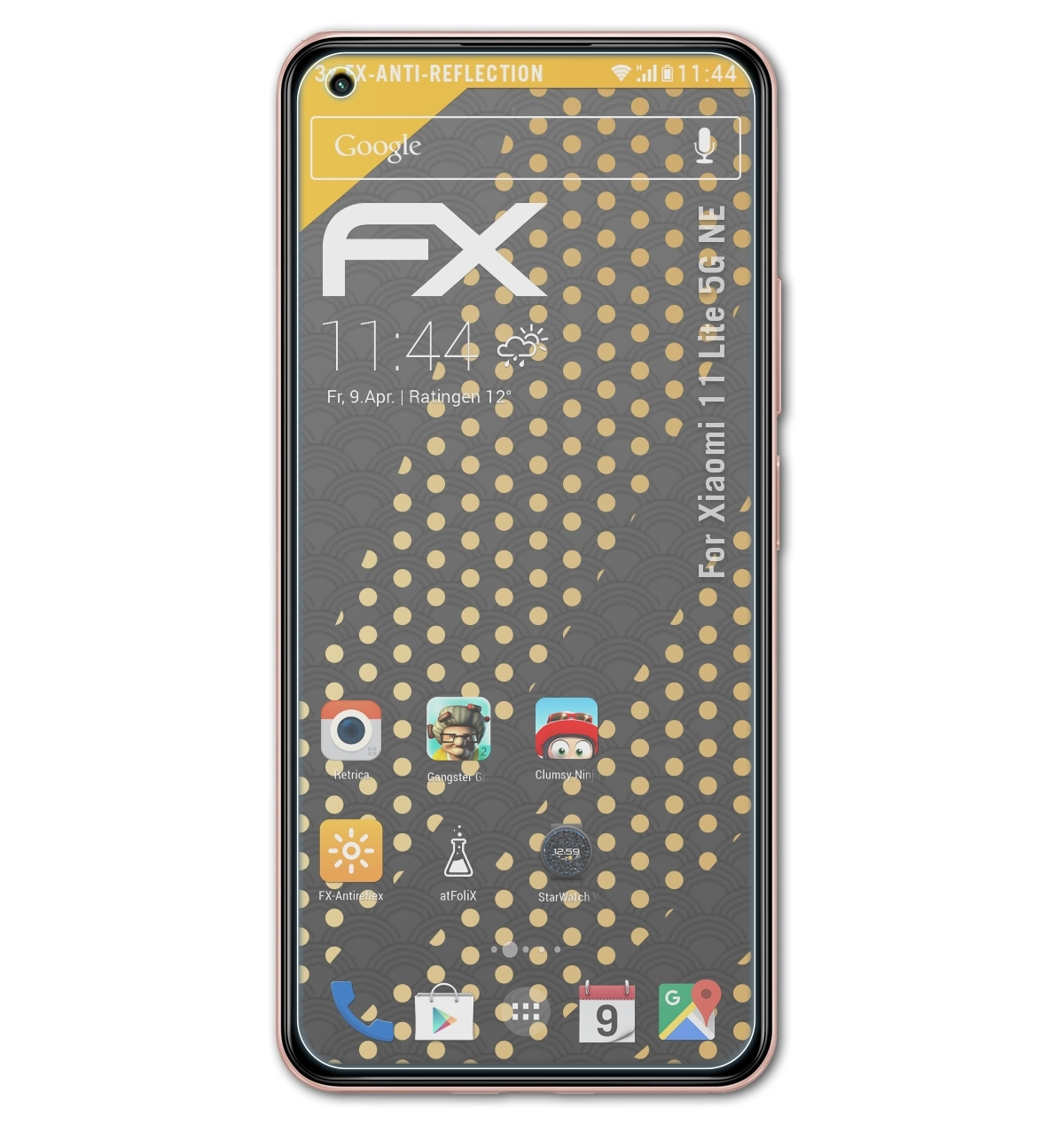 5G Xiaomi ATFOLIX Lite FX-Antireflex NE) 3x 11 Displayschutz(für