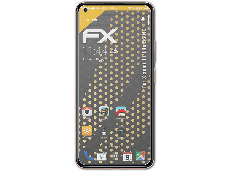 ATFOLIX 3x FX-Antireflex Displayschutz(für Xiaomi 5G Lite NE) 11