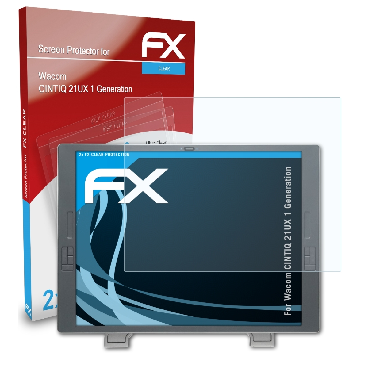 FX-Clear ATFOLIX (1 Wacom Displayschutz(für CINTIQ Generation)) 2x 21UX