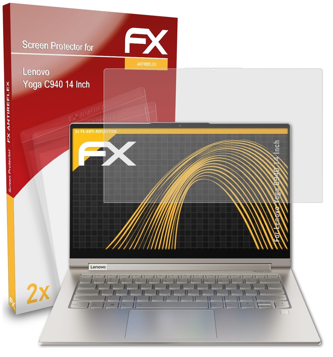 ATFOLIX 2x FX-Antireflex Inch)) Lenovo C940 (14 Yoga Displayschutz(für