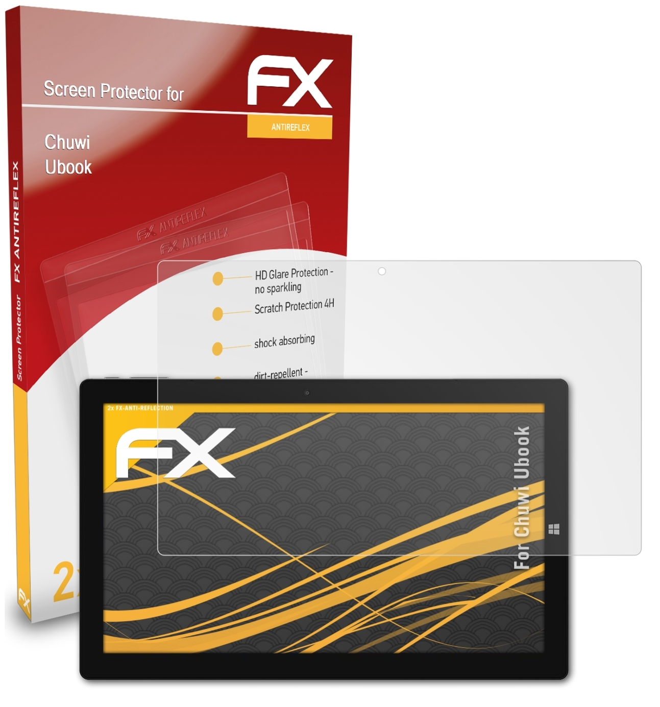 Chuwi FX-Antireflex Displayschutz(für 2x ATFOLIX Ubook)