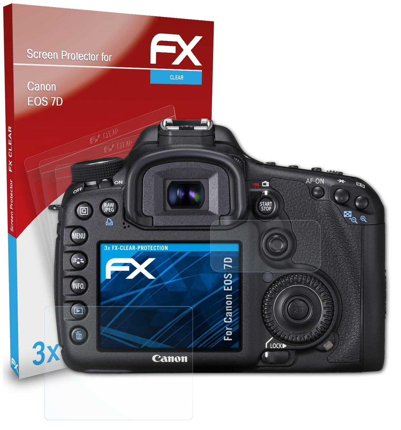 Displayschutz(für 7D) EOS 3x FX-Clear Canon ATFOLIX