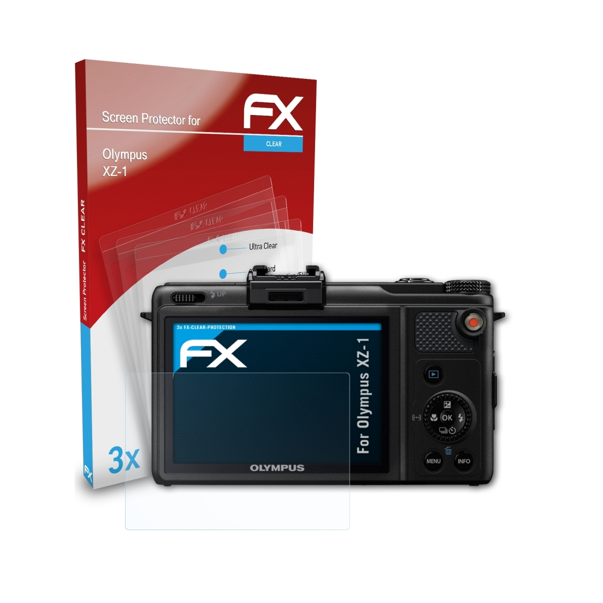 ATFOLIX FX-Clear Olympus 3x Displayschutz(für XZ-1)