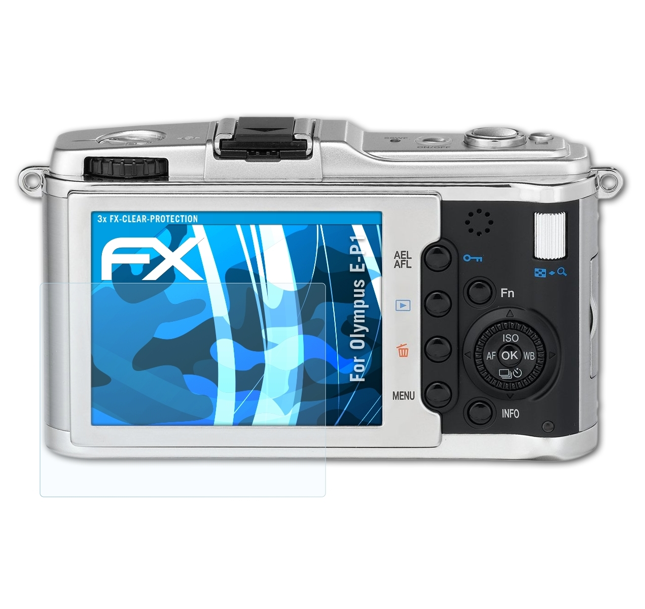 ATFOLIX 3x FX-Clear Displayschutz(für Olympus E-P1)