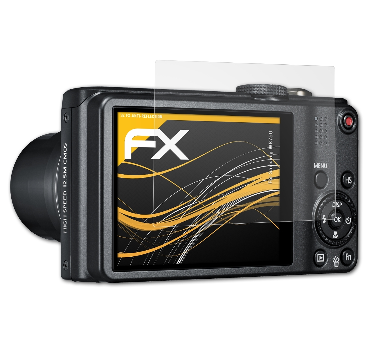 ATFOLIX 3x FX-Antireflex Displayschutz(für Samsung WB750)