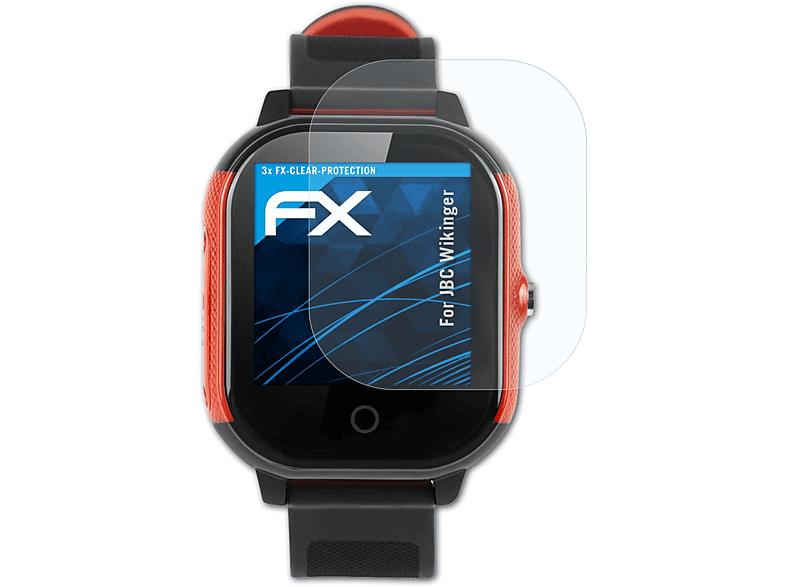 3x Wikinger) FX-Clear ATFOLIX JBC Displayschutz(für