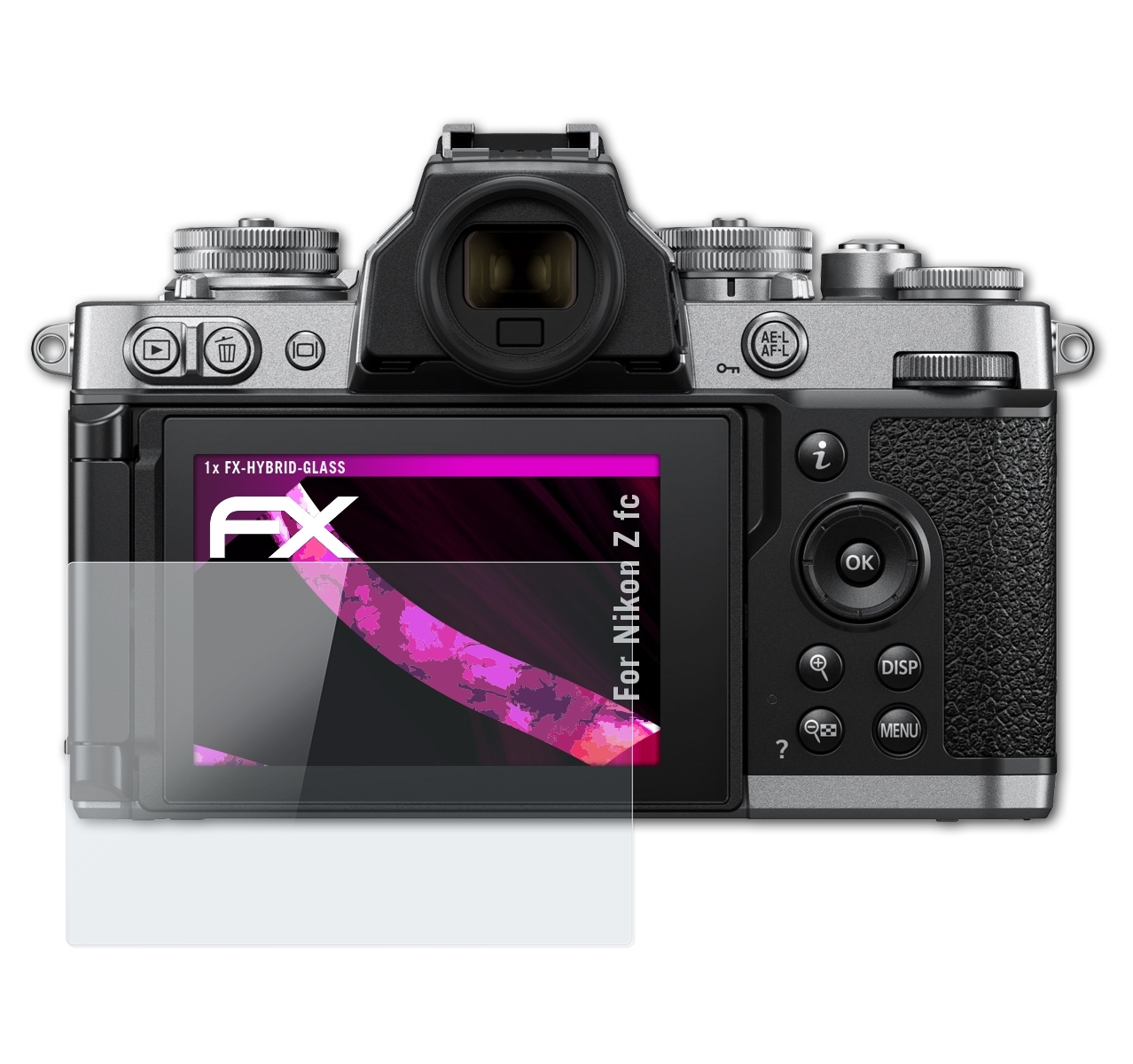 Z FX-Hybrid-Glass Nikon fc) ATFOLIX Schutzglas(für