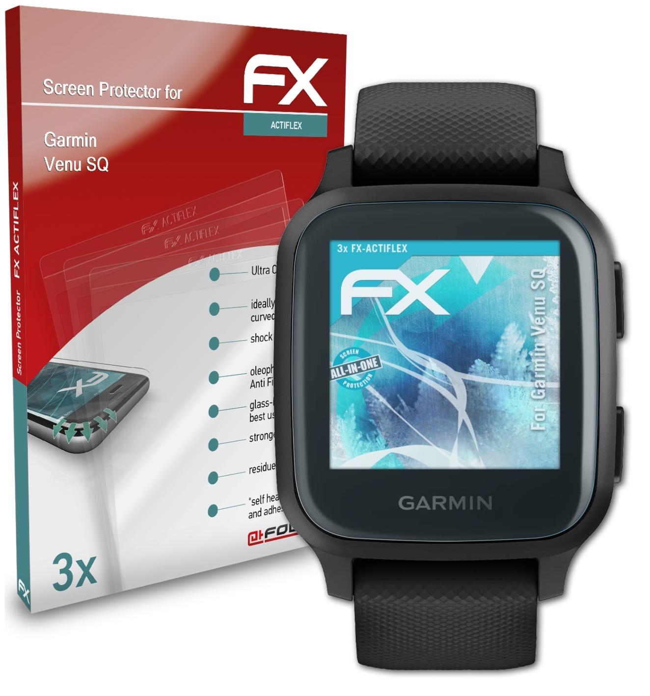 ATFOLIX 3x Displayschutz(für FX-ActiFleX Venu Garmin SQ)
