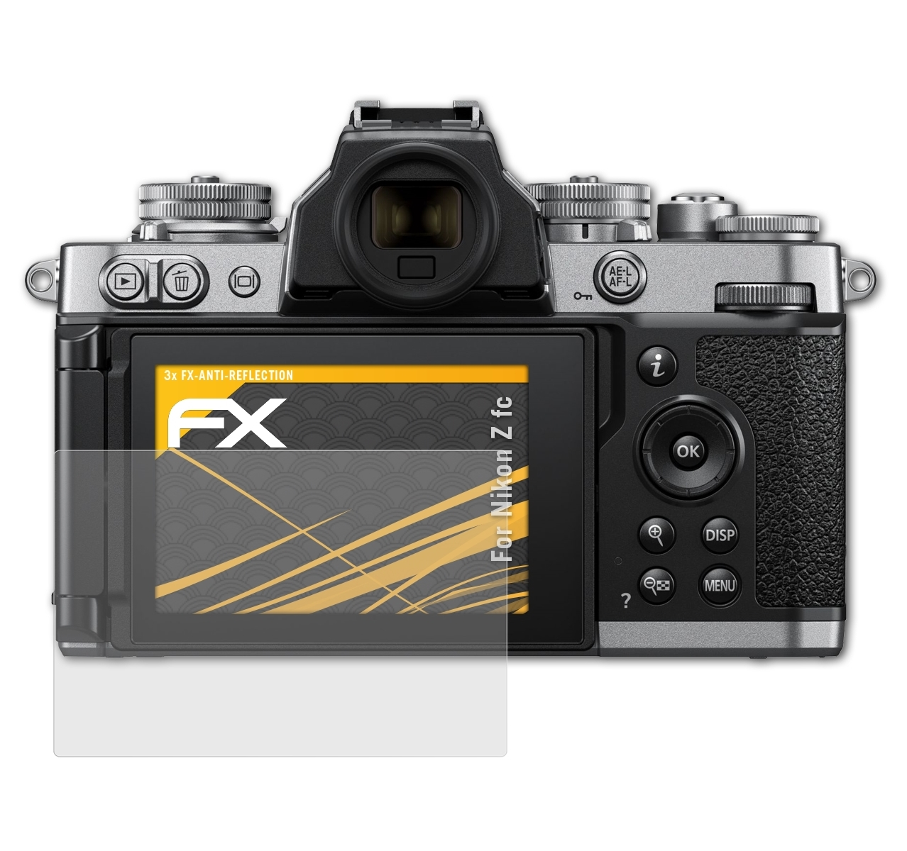 ATFOLIX 3x FX-Antireflex fc) Z Displayschutz(für Nikon