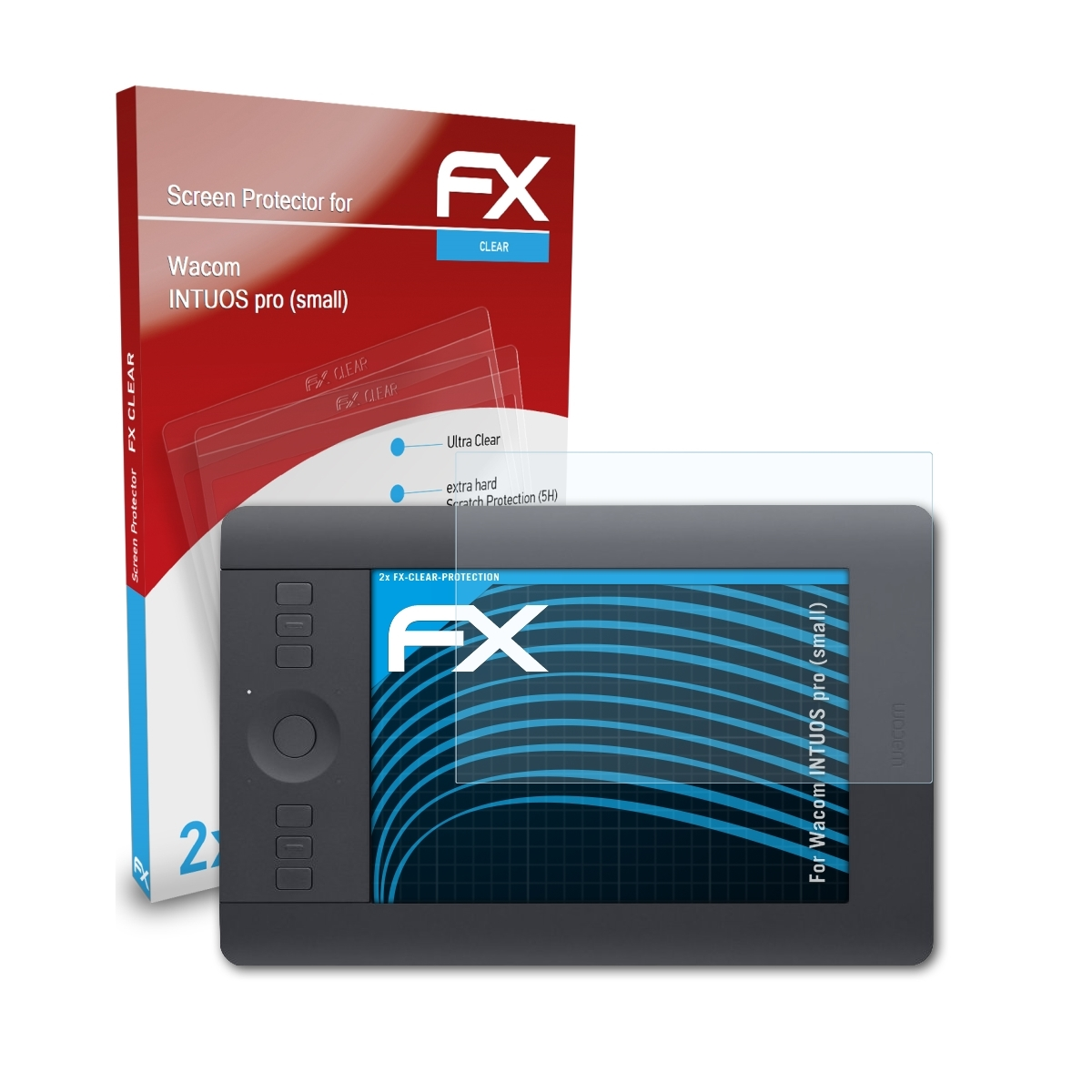 FX-Clear ATFOLIX Displayschutz(für pro Wacom INTUOS (small)) 2x