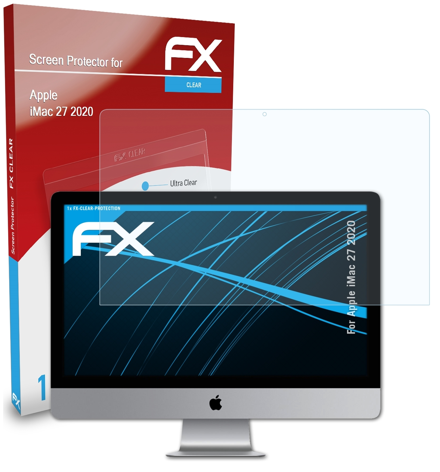ATFOLIX FX-Clear Apple iMac (2020)) 27 Displayschutz(für