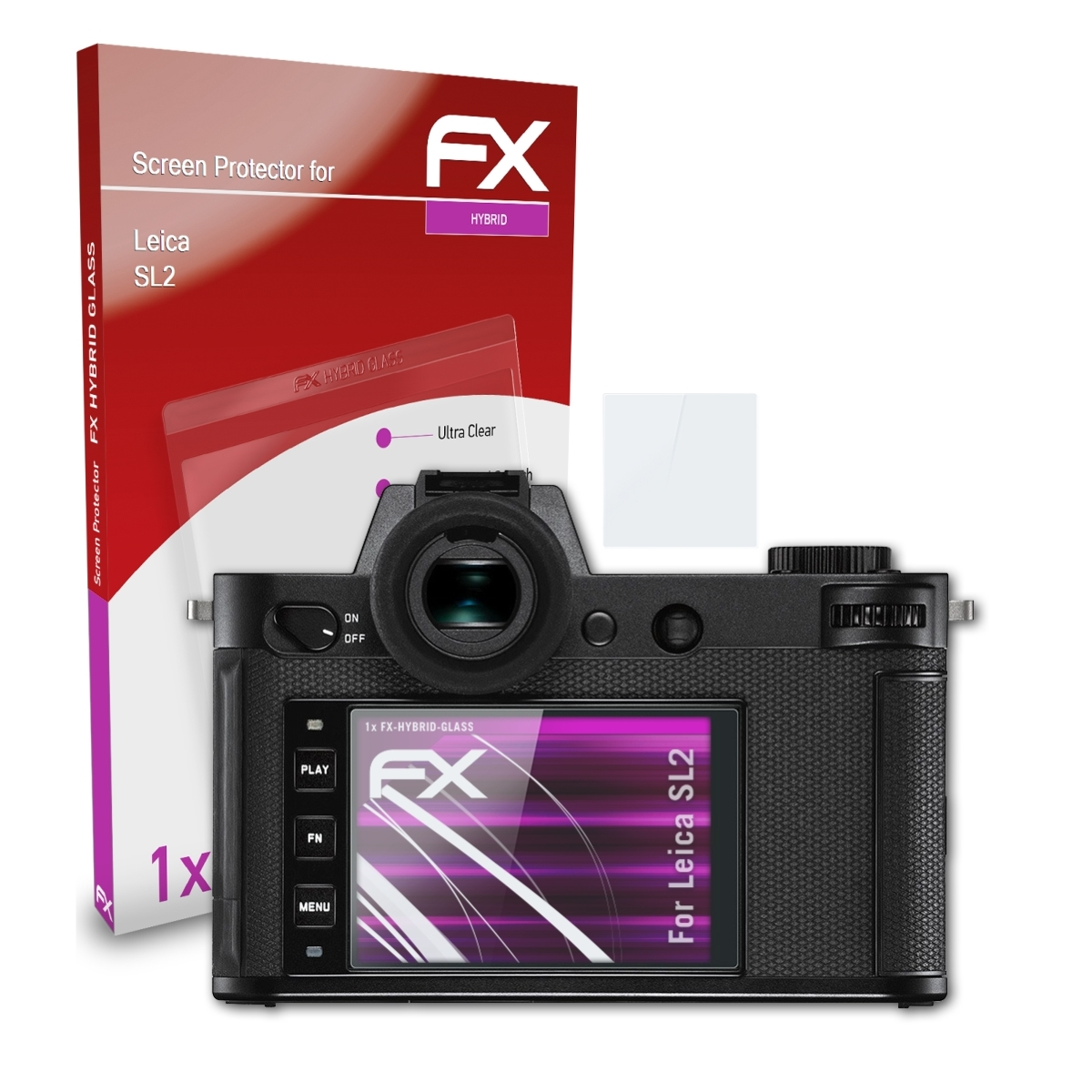 SL2) FX-Hybrid-Glass Leica ATFOLIX Schutzglas(für