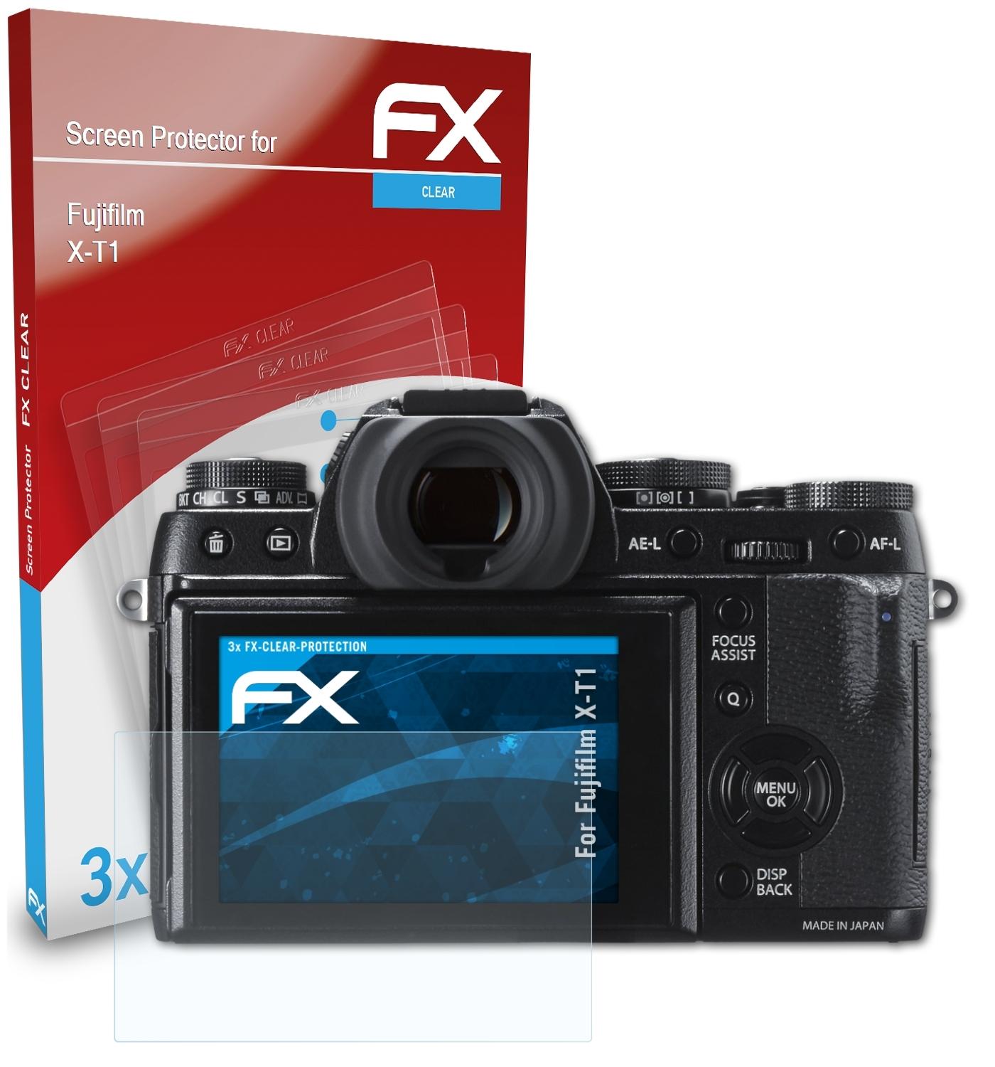 ATFOLIX 3x FX-Clear X-T1) Displayschutz(für Fujifilm