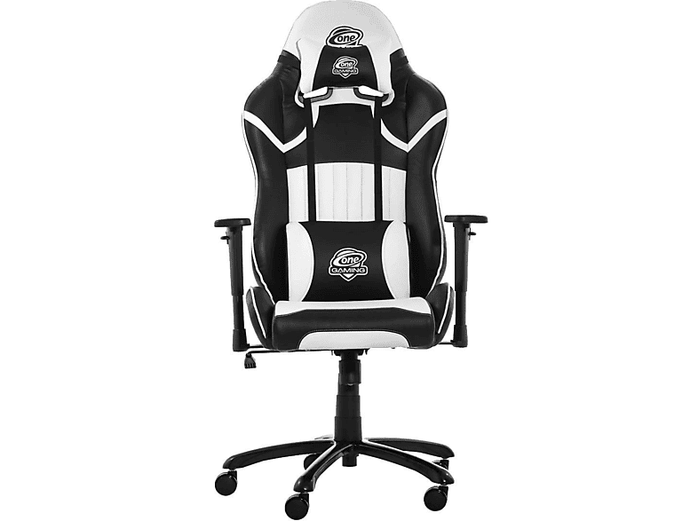 ONE GAMING Chair Pro SNOW V2 Gaming Stuhl, schwarz - weiß