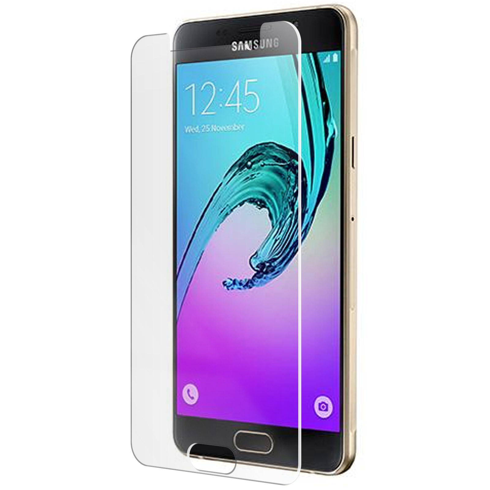Glas-Folien(für A5 Galaxy 9H 2016) mit Glas Schutzfolie Samsung Härtegrad AVIZAR Gehärtetes
