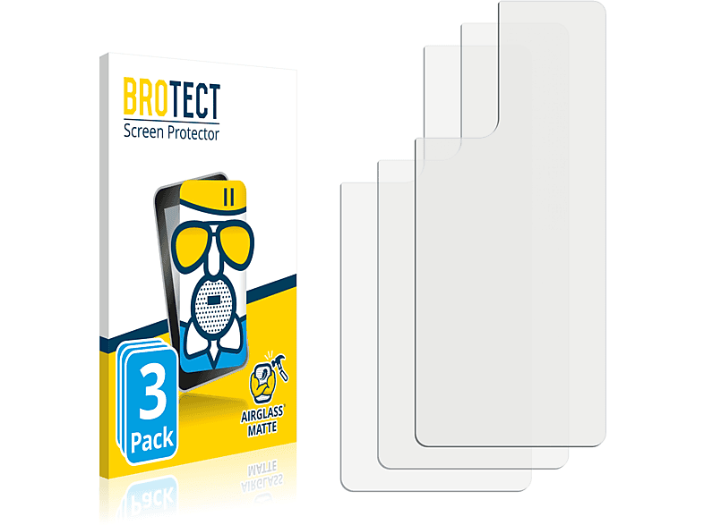 BROTECT 3x Airglass matte OnePlus 5G (Rückseite)) 9 Schutzfolie(für