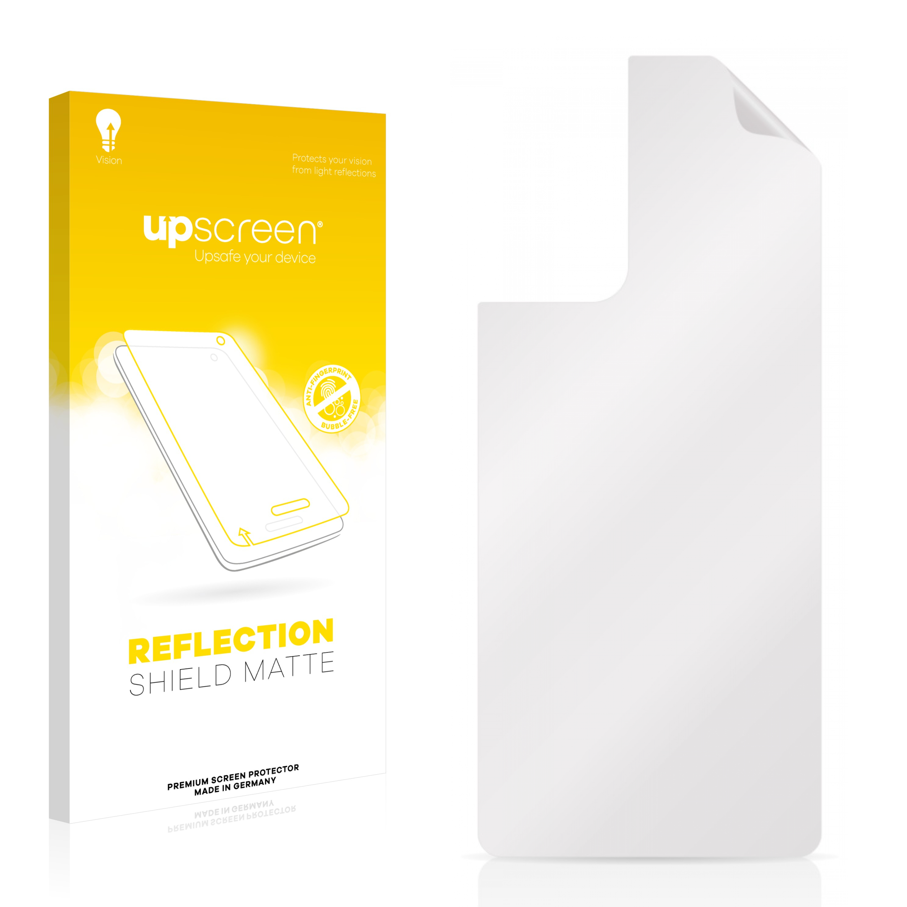 UPSCREEN entspiegelt 5G matte OnePlus (Rückseite)) 9 Schutzfolie(für
