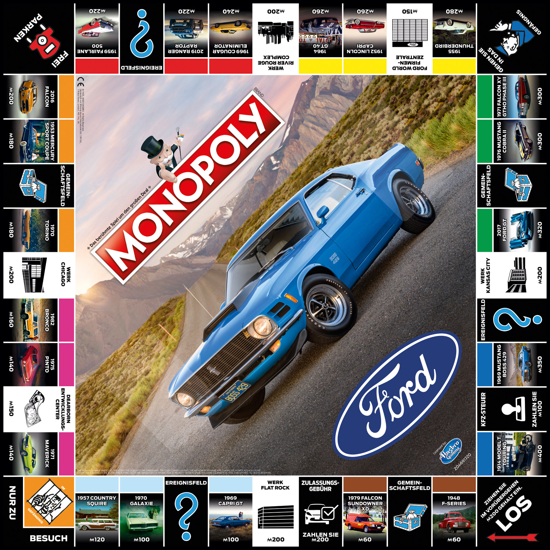 Deutsch Englisch / Edition Monopoly Ford