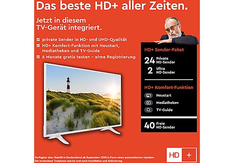 TELEFUNKEN XF43K550-W LED TV (Flat, 43 Zoll / 108 cm, Full-HD, SMART TV) |  MediaMarkt