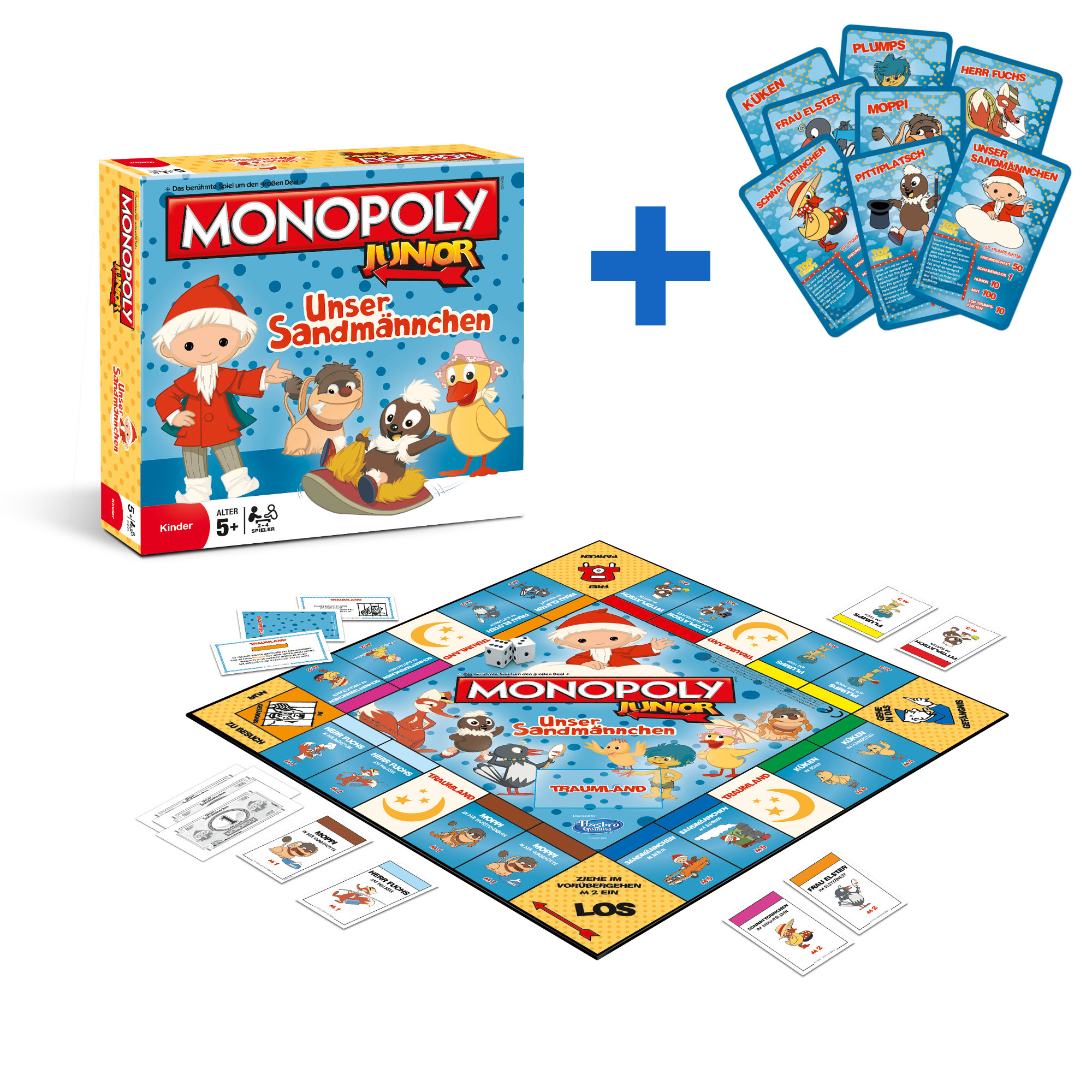Unser Monopoly Junior Sandmännchen