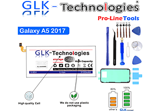 GLK-TECHNOLOGIES Akku kompatibel mit Samsung Galaxy A5 SM-A500F 2017 EB-BA500ABE  Battery | inkl. Werkzeug Set Lithium-Ionen-Akku Smartphone Ersatz Akku