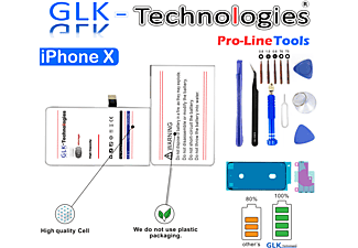 GLK-TECHNOLOGIES Verbesserte Ersatz Akku für iPhone X (10) 2930 mAh inkl. PROFI Werkzeug Tool Lithium-Ionen-Akku Smartphone Ersatz Akku