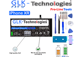 GLK-TECHNOLOGIES High Power Ersatz Akku für iPhone XR 3140 mAh  inkl. PROFI Werkzeug Lithium-Ionen-Akku Smartphone Ersatz Akku