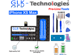 GLK-TECHNOLOGIES Verbesserte Ersatz Akku für iPhone XS MAX | 3374 mAh | inkl. PROFI Werkzeug Lithium-Ionen-Akku Smartphone Ersatz Akku
