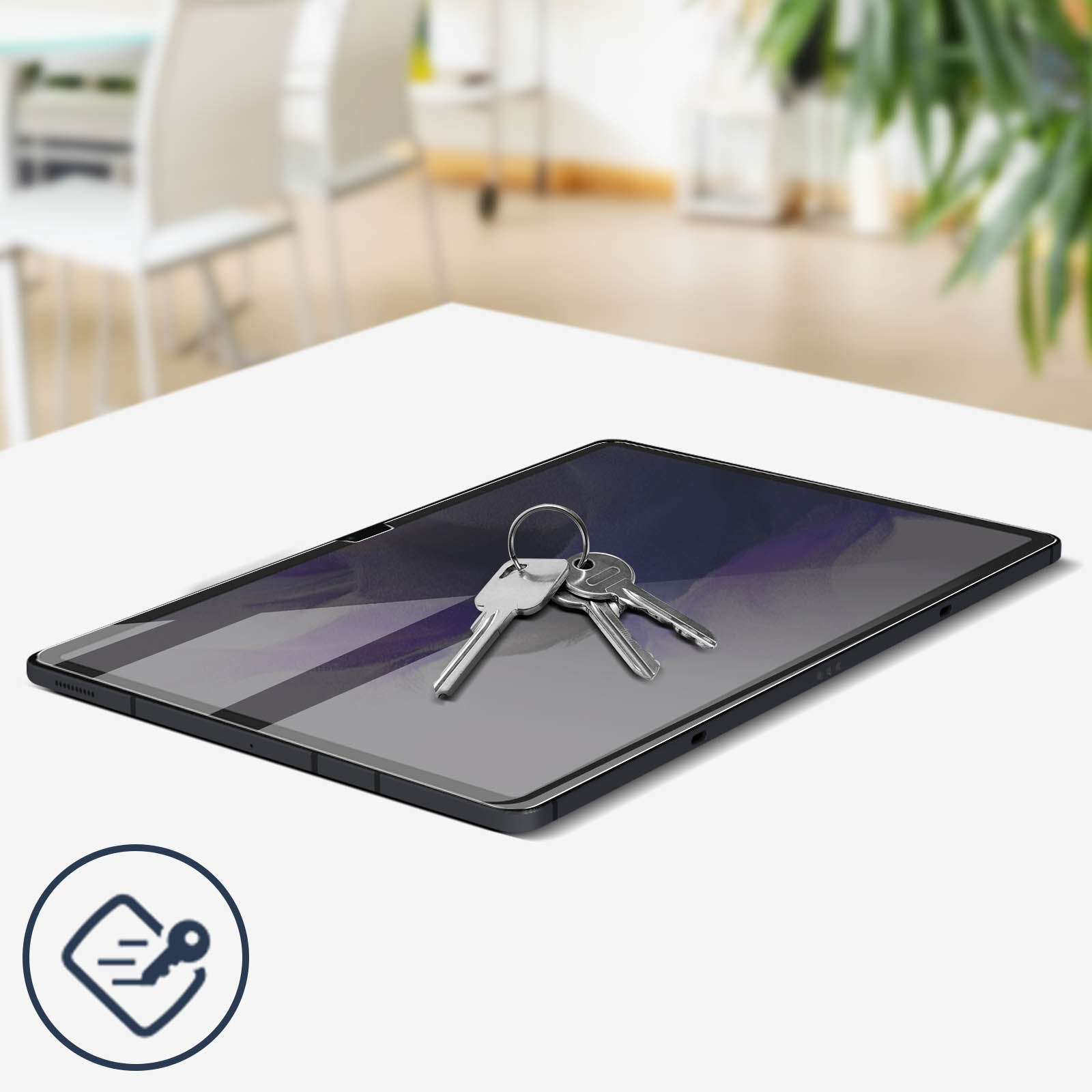 COFI Tablet Schutz Glas Samsung S7 für Displayschutz(für S7 das Samsung Tab Tab FE) FE