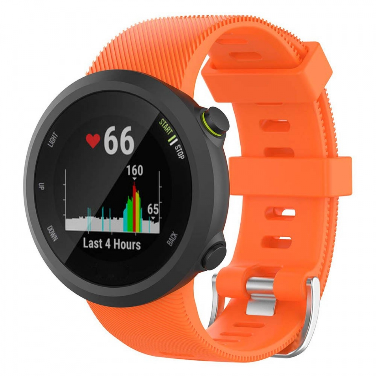 CASEONLINE Silikon, Smartband, Forerunner 45 Garmin, Plus, Orange